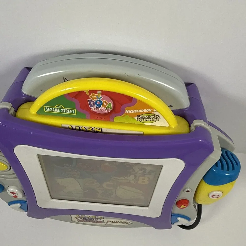 Fisher Price Learn Through Music Plus w/ Cartridge Winnie The Pooh Works